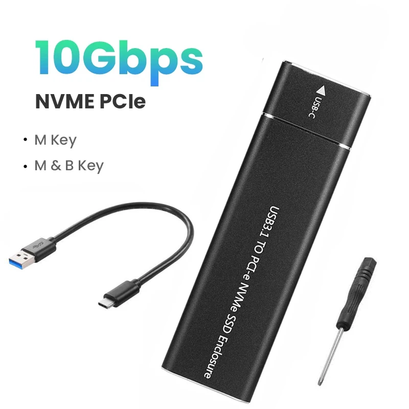 M2 SSD Case NVMe Enclosure 10Gbps M.2 to USB Type C 3.1 SSD Adapter for 2230 2242 2260 2280 NVME PCIE SSD Disk Box M.2 SSD Case
M2 SSD Case NVMe Enclosure 10Gbps M.2 to USB Type C 3.1 SSD Adapter for 2230 2242 2260 2280 NVME PCIE SSD Disk Box M.2 SSD Case
