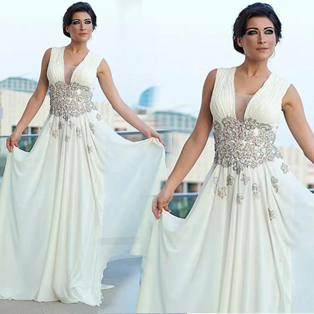 New Custom V-Neck Mother Of the Bride Dress A Line Sleeveless Floor-Length Applique Chiffon
New Custom V-Neck Mother Of the Bride Dress A Line Sleeveless Floor-Length Applique Chiffon