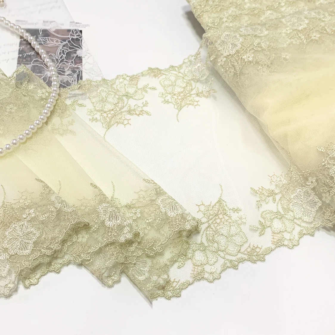 14 Meters Yellow Blue Embroidery Lace Trim Skirt Hem Underwear Sewing Accessory Craft DIY Apparel Fabrics Wedding Extra 2% off
14 Meters Yellow Blue Embroidery Lace Trim Skirt Hem Underwear Sewing Accessory Craft DIY Apparel Fabrics Wedding Extra 2% off