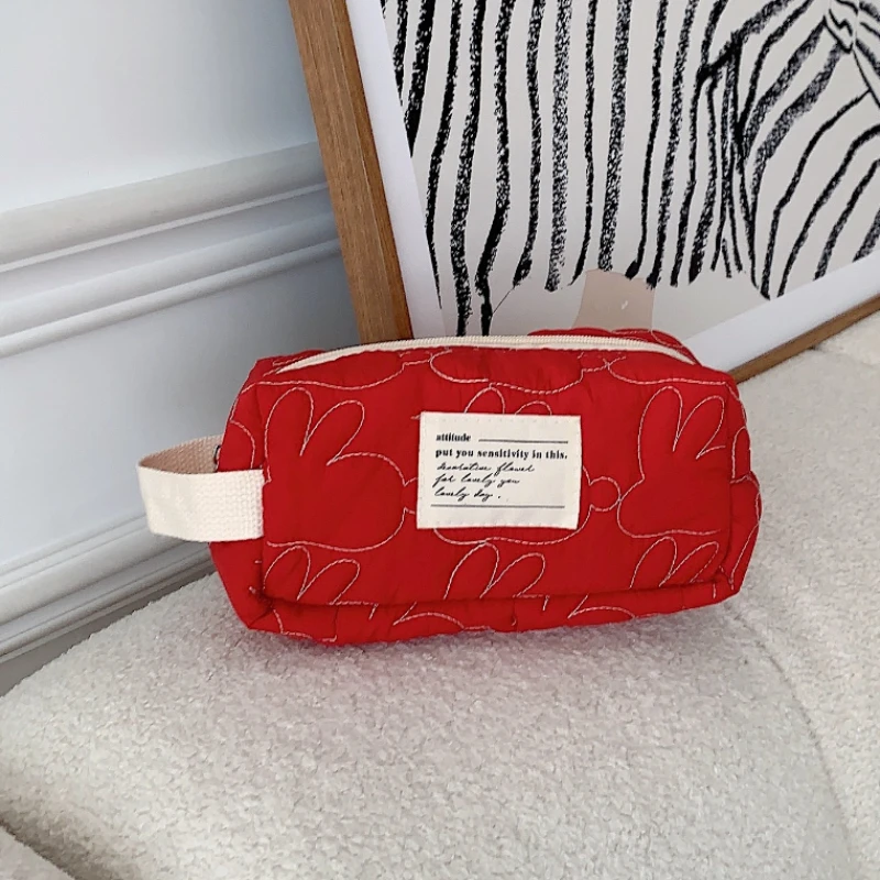 New Soft Cotton Cosmetic Bag Large Capacity Toiletry Makeup Organizer Storage Bag Student‘s Cute Pencil Case Stationery Bag
New Soft Cotton Cosmetic Bag Large Capacity Toiletry Makeup Organizer Storage Bag Student‘s Cute Pencil Case Stationery Bag
