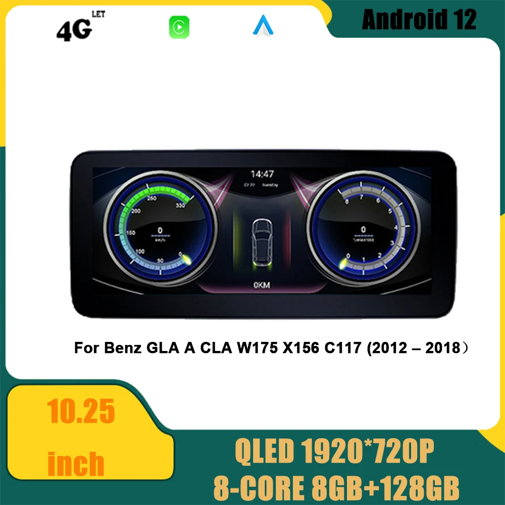 10,25 "Android 12 для Benz GLA A CLA W175 X156 C117 (2012 - 2018) навигация GPS DSP Carplay WIFI Автомагнитола мультимедийный плеер
10,25 "Android 12 для Benz GLA A CLA W175 X156 C117 (2012 - 2018) навигация GPS DSP Carplay WIFI Автомагнитола мультимедийный плеер