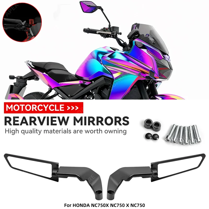 Для HONDA NC750X NC750 X NC750 мотоциклетные зеркала Stealth Winglets комплект зеркал вращающиеся регулируемые
Для HONDA NC750X NC750 X NC750 мотоциклетные зеркала Stealth Winglets комплект зеркал вращающиеся регулируемые