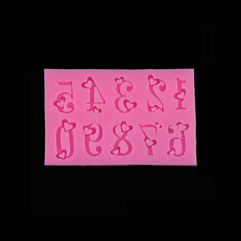 Love Numbers 0-9 Silicone Cake Mold DIY Paper Cup Top Dessert Candy Pudding Chocolate Decorative Kitchen Baking Accessories Tool
Love Numbers 0-9 Silicone Cake Mold DIY Paper Cup Top Dessert Candy Pudding Chocolate Decorative Kitchen Baking Accessories Tool
