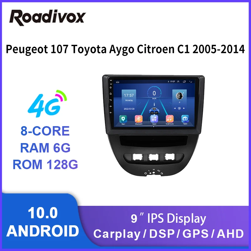 9" android 10.0 car radio for Peugeot 107 Toyota Aygo Citroen C1 video gps navigation player multimedia autoradio stereo video
9" android 10.0 car radio for Peugeot 107 Toyota Aygo Citroen C1 video gps navigation player multimedia autoradio stereo video