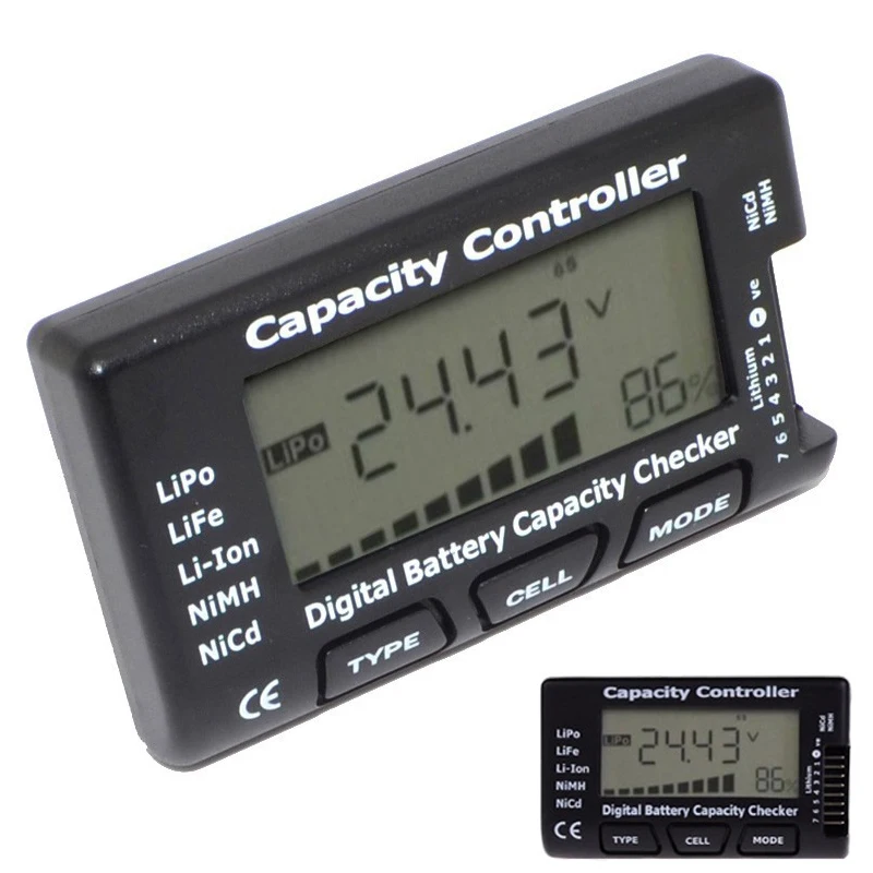 Cellmeter-7 Digital Battery Capacity Checker Lipo Life Li-ion Nicd Nimh Battery Voltage Tester Check High-precision Detection
Cellmeter-7 Digital Battery Capacity Checker Lipo Life Li-ion Nicd Nimh Battery Voltage Tester Check High-precision Detection