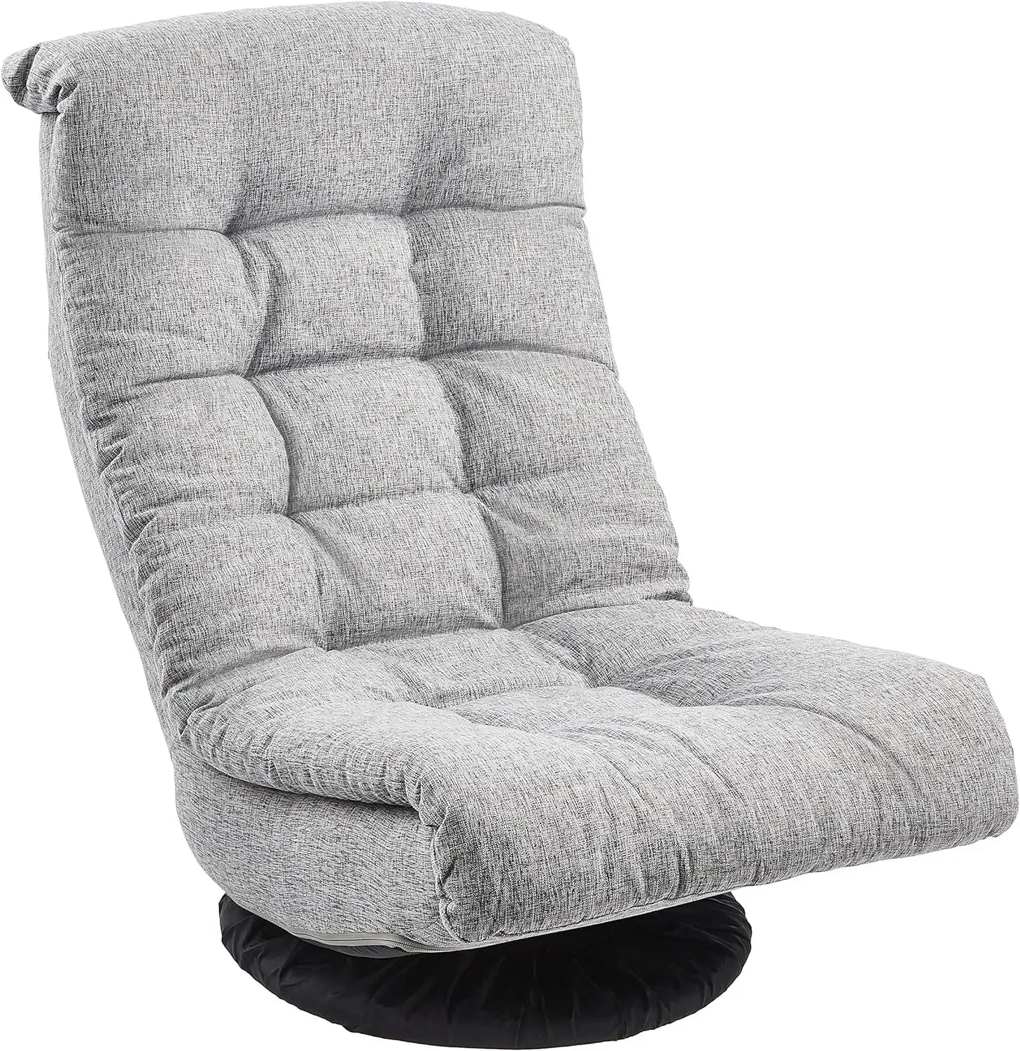 Basics Swivel Foam Lounge Chair with Headrest, Adjustable, 26.3"D x 23.5"W x 13.7"H, Grey
Basics Swivel Foam Lounge Chair with Headrest, Adjustable, 26.3"D x 23.5"W x 13.7"H, Grey