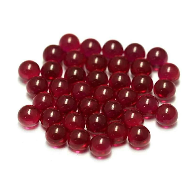 

50pcs/lot Ruby Balls 2/3mm Diameter Wear-Resistant Synthetic Corundum Gems Balls