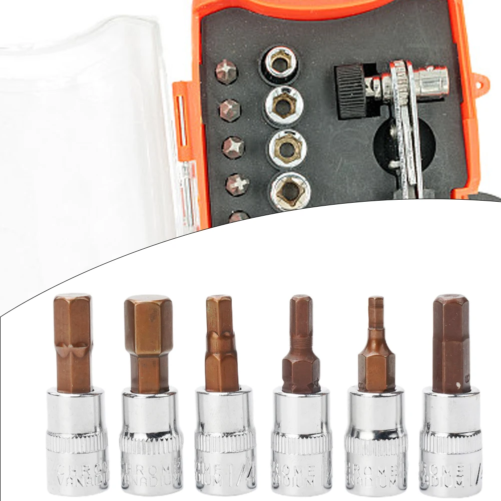 6pcs 1/4 Inch Hex Screwdriver Bit Socket Set Hex Screw Driver Bits Tools Hex Shank For Impact Screwdriver H3 H4 H5 H6 H7 H8
6pcs 1/4 Inch Hex Screwdriver Bit Socket Set Hex Screw Driver Bits Tools Hex Shank For Impact Screwdriver H3 H4 H5 H6 H7 H8