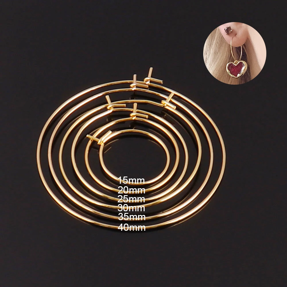 20pcs/lot Large Hoop Earrings Stainless Steel Big Circle Wire Hoops Loop Earrings Hoops for Jewelry Making Earrings Accessories
20pcs/lot Large Hoop Earrings Stainless Steel Big Circle Wire Hoops Loop Earrings Hoops for Jewelry Making Earrings Accessories