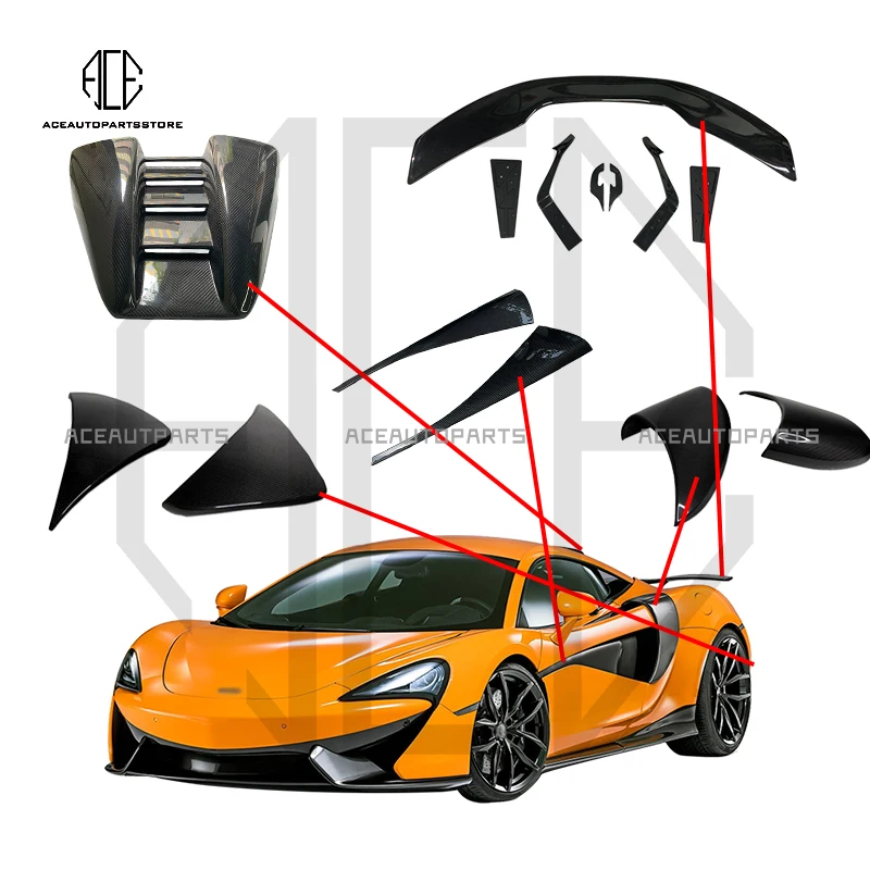 For McLaren 570S 540C 570GT Carbon fiber Front Bumper Lip Spoiler Rear Diffuser Engine Hood Side Vent Cover Body Kit
For McLaren 570S 540C 570GT Carbon fiber Front Bumper Lip Spoiler Rear Diffuser Engine Hood Side Vent Cover Body Kit