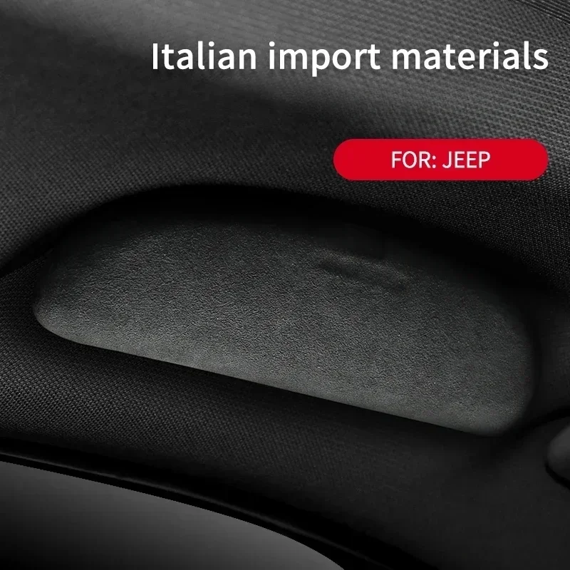 Для Jeep Compass Renegade, специализированные замшевые автомобильные очки, ручка для установки на крыше, футляр для хранения солнцезащитных очков
Для Jeep Compass Renegade, специализированные замшевые автомобильные очки, ручка для установки на крыше, футляр для хранения солнцезащитных очков