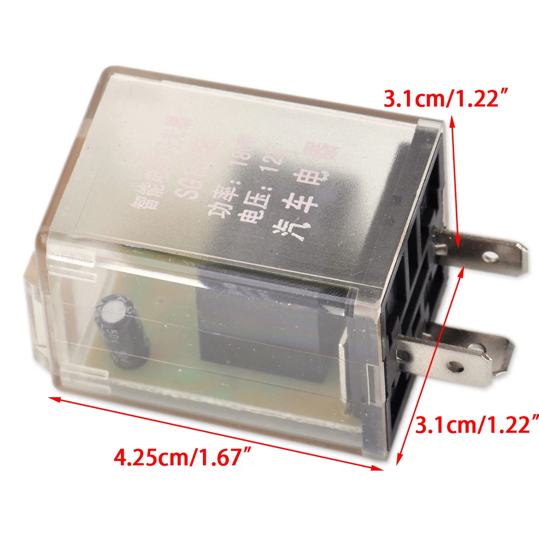 LED Flasher Relay Accessory Plastic & Metal Turn Signal Unit Universalfor Bulbs 3Pin Indicator Brand New Durable
LED Flasher Relay Accessory Plastic & Metal Turn Signal Unit Universalfor Bulbs 3Pin Indicator Brand New Durable