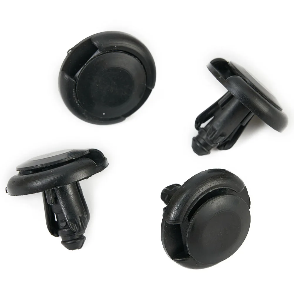 

Push 7mm Hole Panel Fender Bumper Mudguard Splash Shield Rivet Fastener Clips Trim Retainer Black Set 20pcs Useful Durable