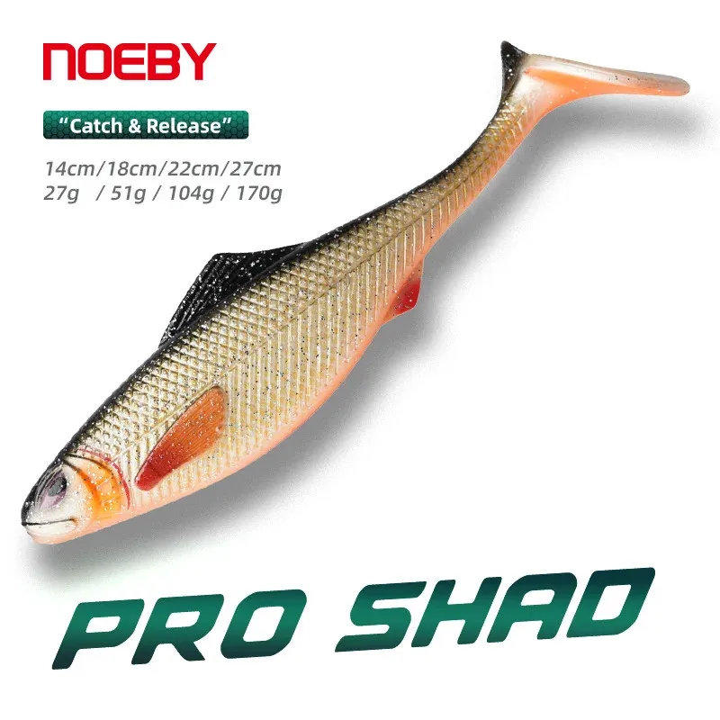 Noeby Sinking Fishing Lure 14cm/27g 18cm/51g 22cm/104g 27cm/170g Pro Shad Swimbait Artificial Soft Bait Pike Big Game Wobblers
Noeby Sinking Fishing Lure 14cm/27g 18cm/51g 22cm/104g 27cm/170g Pro Shad Swimbait Artificial Soft Bait Pike Big Game Wobblers