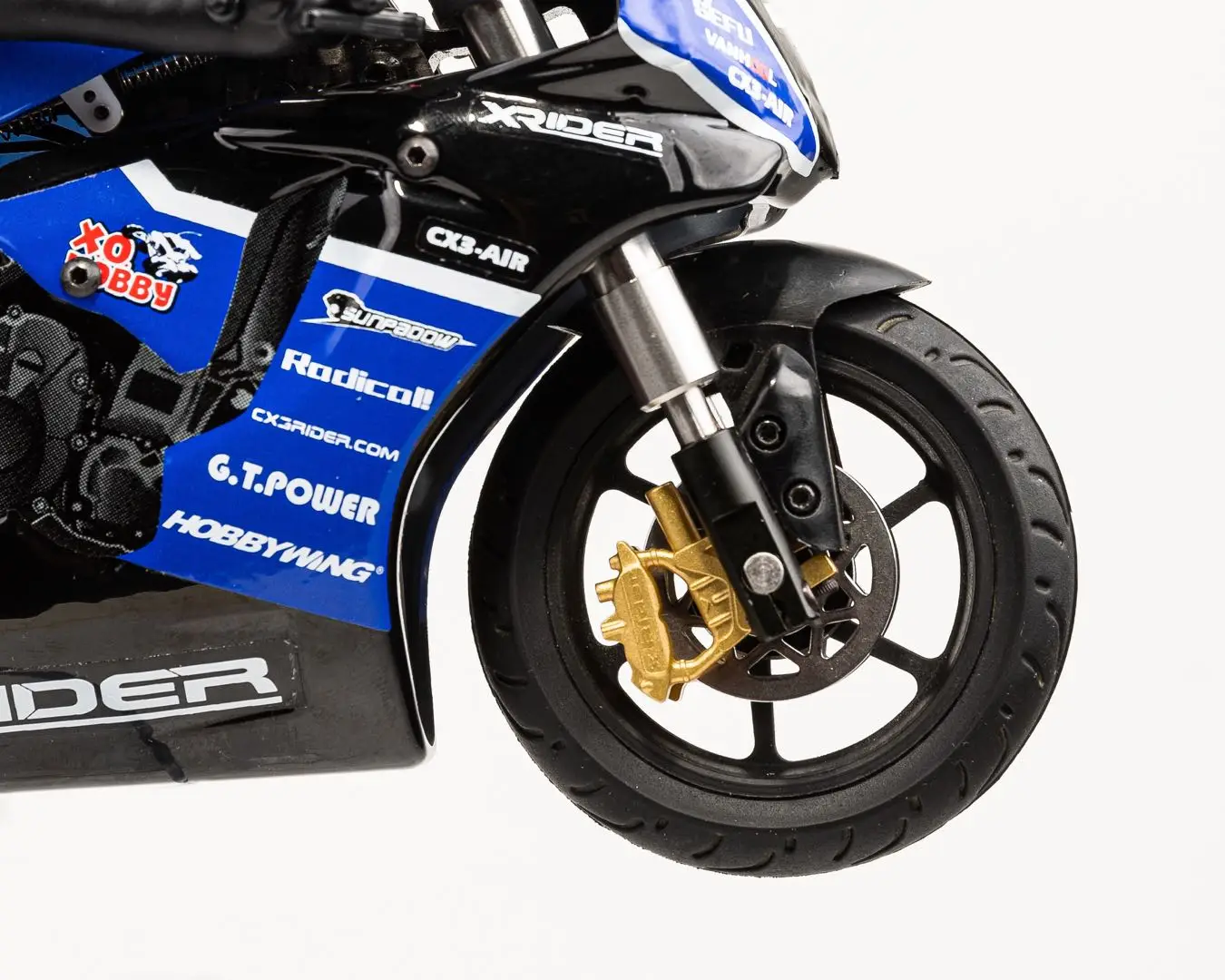 Mando a distancia x-rider 1/10 GP para motocicleta, con giroscopio CX3-EVO sin escobillas, modelo de alta velocidad, coches de Control remoto para adultos Mando a distancia x-rider 1/10 GP para motocicleta, con giroscopio CX3-EVO sin escobillas, modelo de alta velocidad, coches de Control remoto para adultos