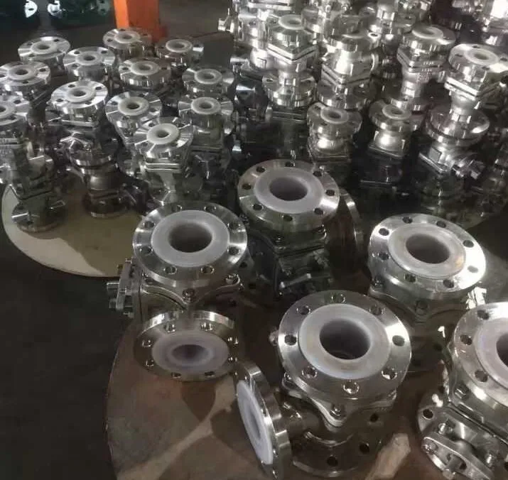 For Stainless Steel Fluorine-Lined Tee Ball Valve Flange PTFE Tee Ball Valve 304 Fluorine-Lined Ball Valve DN50-DN200
For Stainless Steel Fluorine-Lined Tee Ball Valve Flange PTFE Tee Ball Valve 304 Fluorine-Lined Ball Valve DN50-DN200