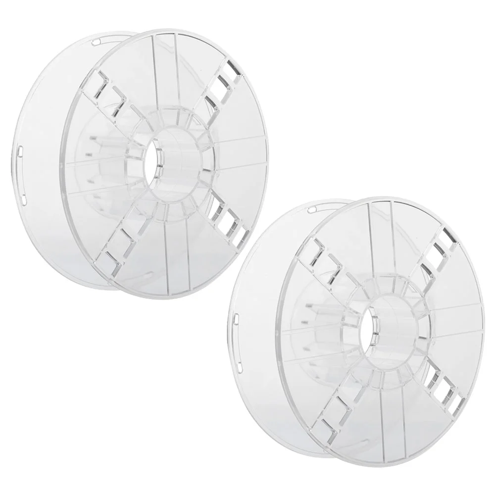 2 Pcs 3d Printer Printers Spool Accessories Plastic Bobbin Rubber Shaft Hollow Spools Bobbins
2 Pcs 3d Printer Printers Spool Accessories Plastic Bobbin Rubber Shaft Hollow Spools Bobbins