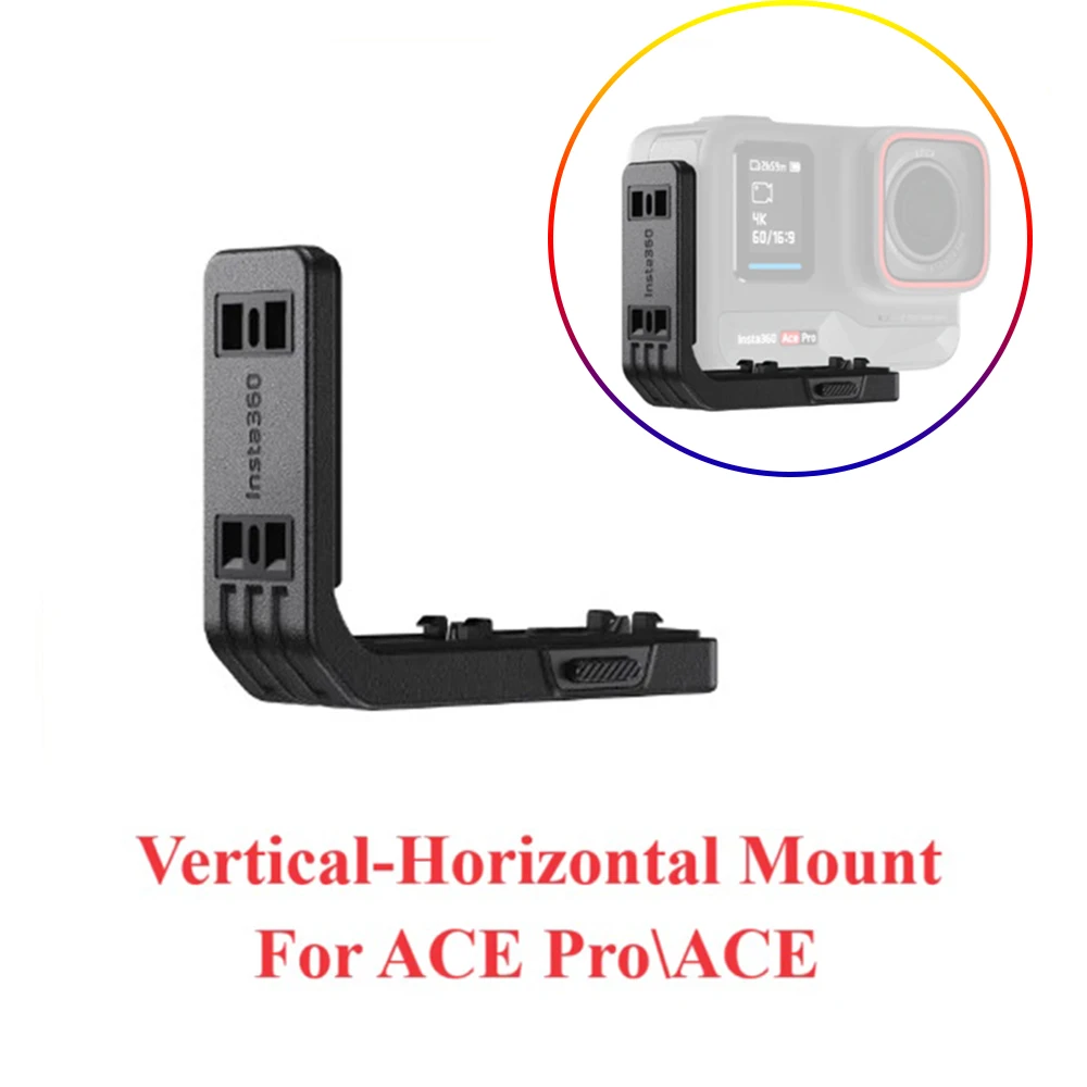 

For Insta360 Ace Pro Vertical-Horizontal Mount Unlock Mounting Freedom For Insta 360 Ace /Ace Pro Action Cameras Accessories