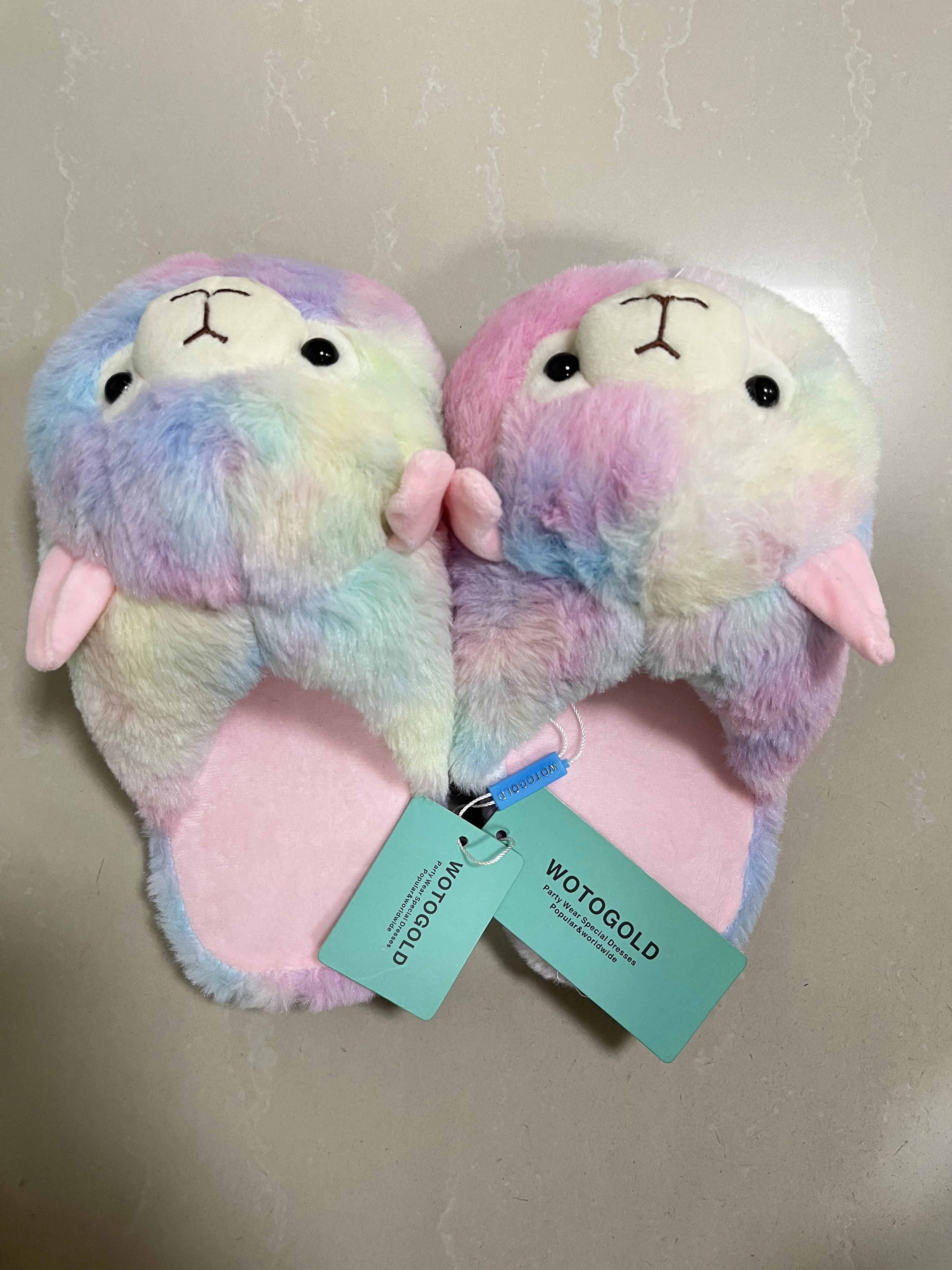 WOTOGOLD Cute Bedroom Slippers Animal Shoes Women Adult Funny Alpaca House Noverlty Warmies Slippers
WOTOGOLD Cute Bedroom Slippers Animal Shoes Women Adult Funny Alpaca House Noverlty Warmies Slippers