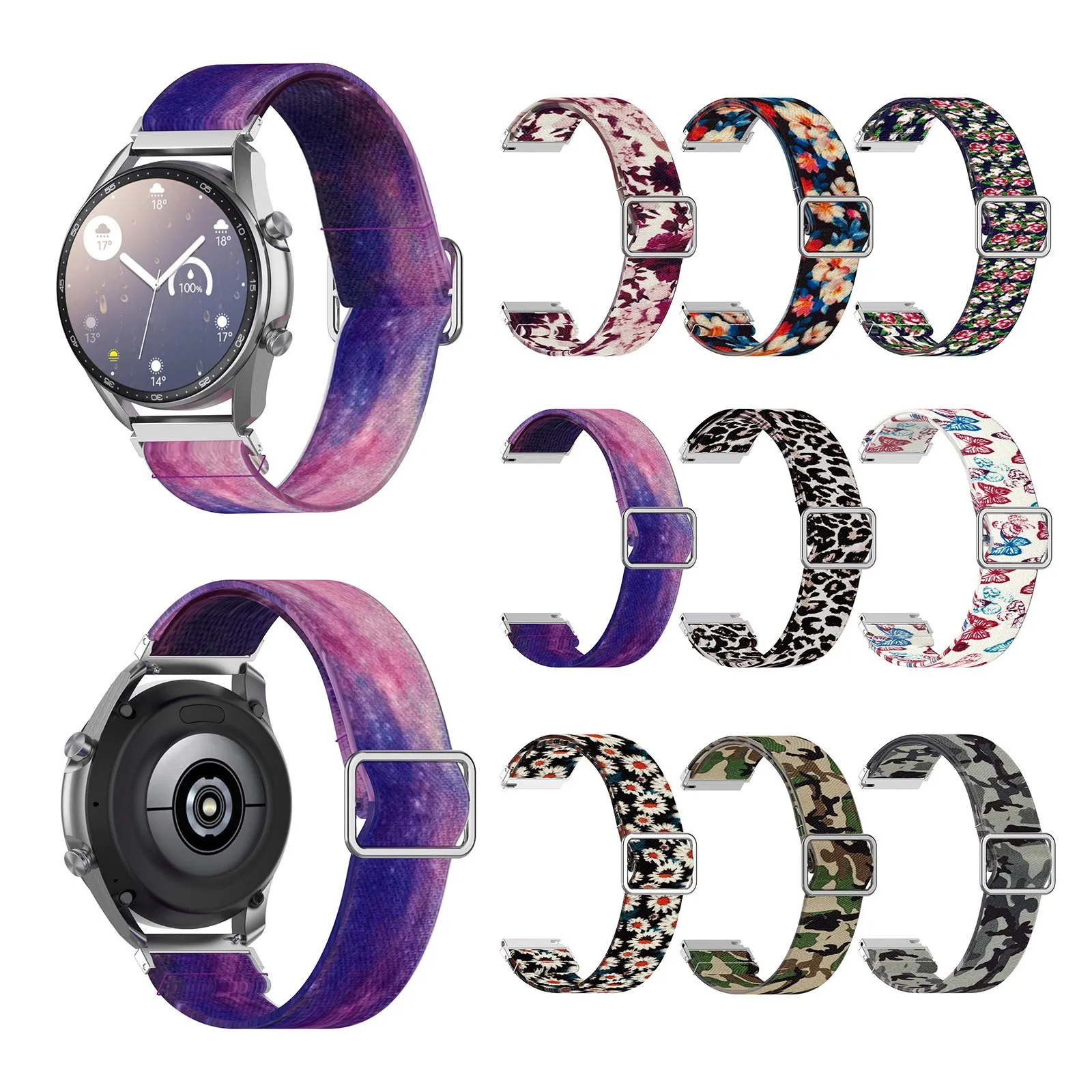 Soft Nylon Replacement Strap Accessory Wristbands Suitable For Galaxy Watch Active 2 Quick Release Fashion Accessories
Soft Nylon Replacement Strap Accessory Wristbands Suitable For Galaxy Watch Active 2 Quick Release Fashion Accessories