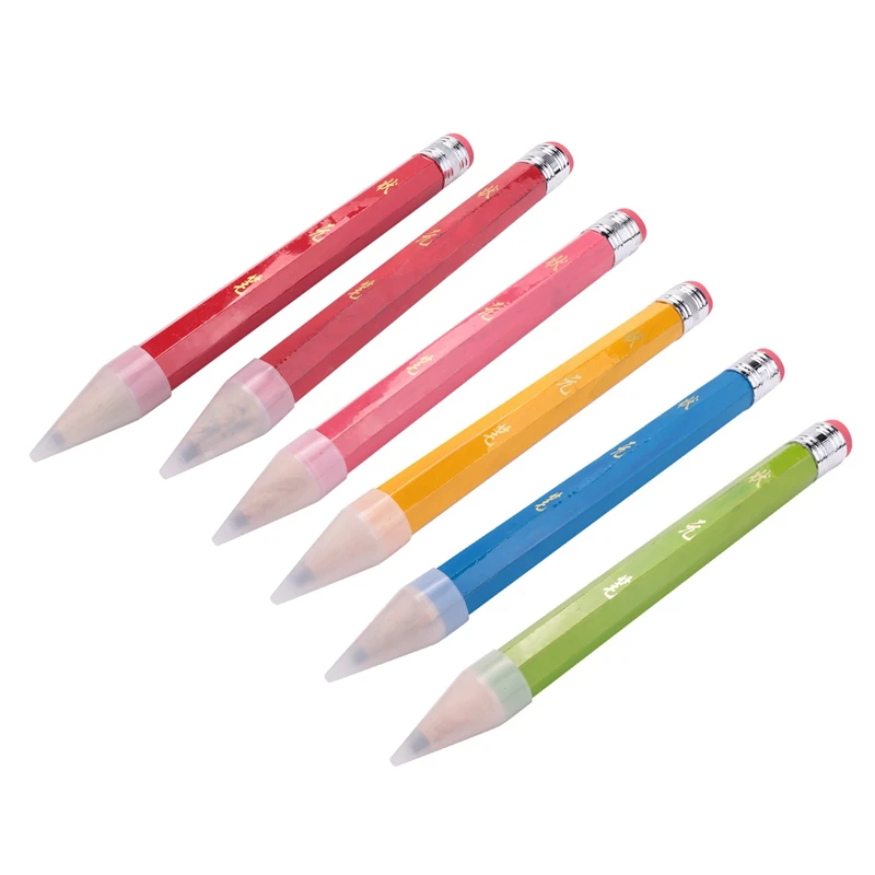 6 Pcs Wooden Jumbo Pencils For Prop, Funny Big Pencil Huge Giant Pencil 14 Inch Pencil For Home And School Supplies
6 Pcs Wooden Jumbo Pencils For Prop, Funny Big Pencil Huge Giant Pencil 14 Inch Pencil For Home And School Supplies