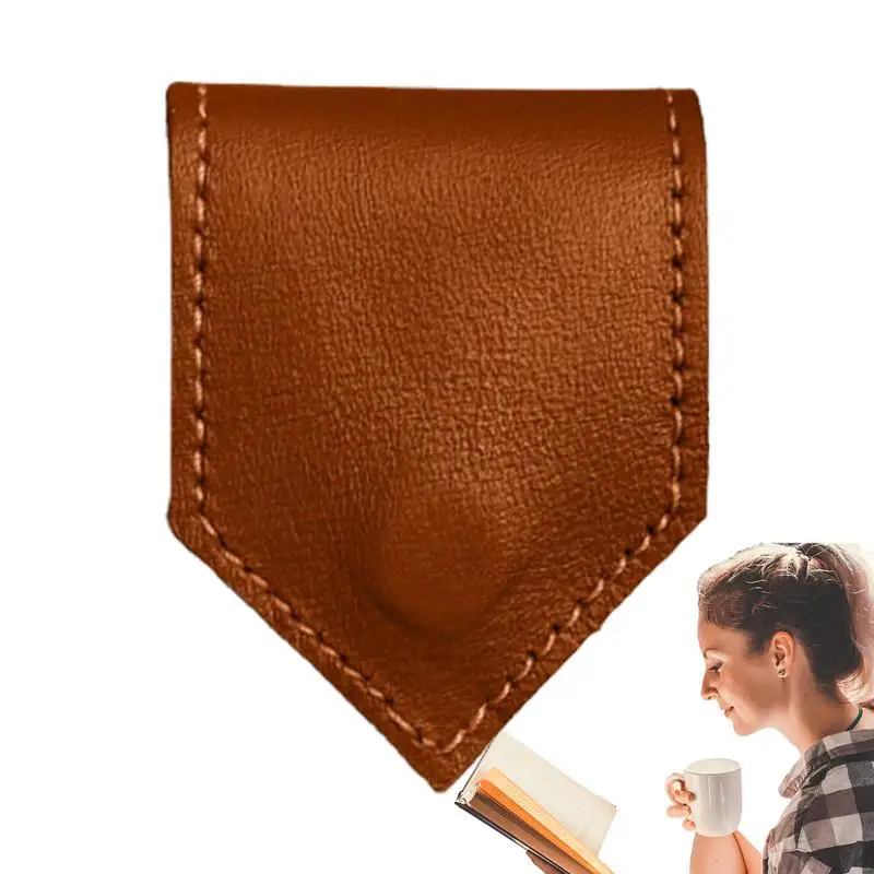 Magnetic Leather Bookmark Gift Bookmark Dual-side Book Page Divider Magnetic Page Clips For Bookworm
Magnetic Leather Bookmark Gift Bookmark Dual-side Book Page Divider Magnetic Page Clips For Bookworm