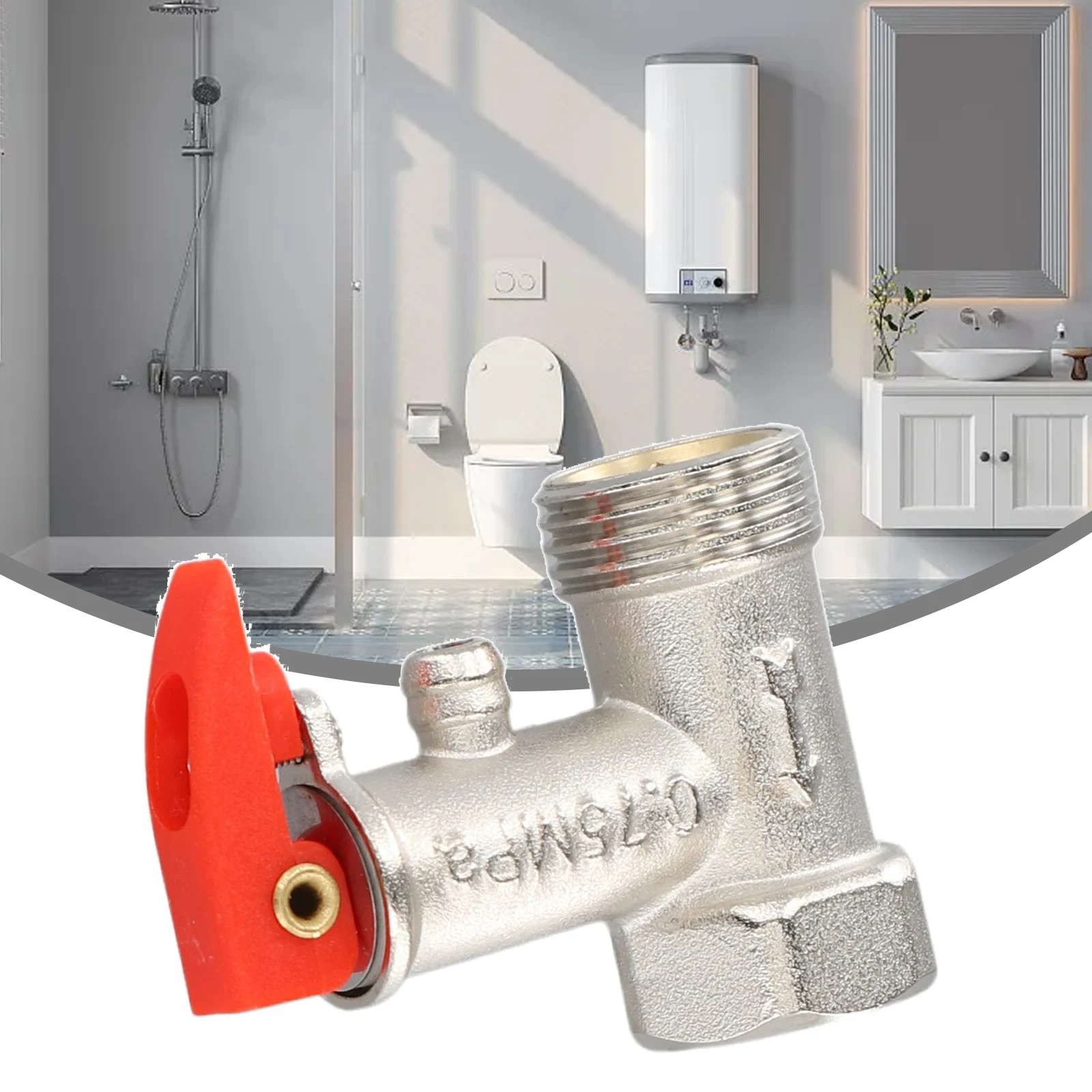 Pressure Relief Reducing Valve 0.7mpa Brass DN15 Electric Water Heater System Prevent Water Backflow Brand New
Pressure Relief Reducing Valve 0.7mpa Brass DN15 Electric Water Heater System Prevent Water Backflow Brand New