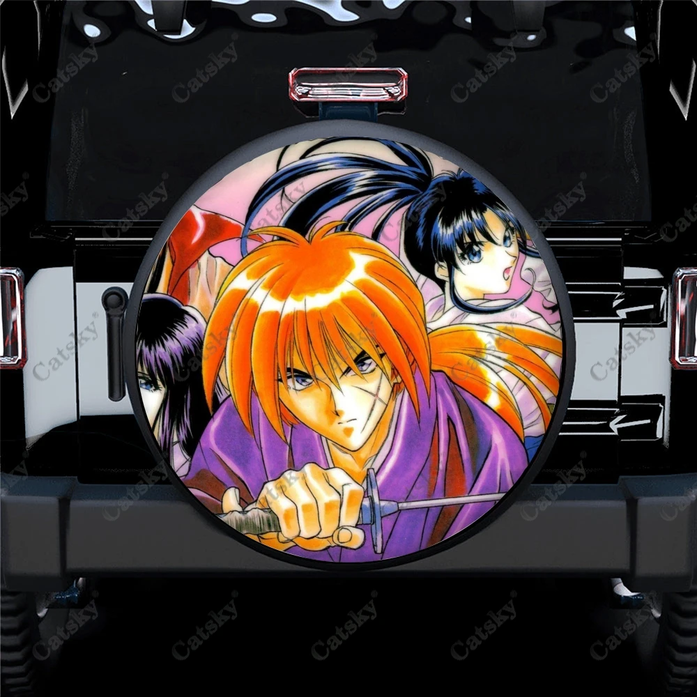 Rurouni Kenshin Anime Spare Tire Cover Waterproof Wheel Tire Cover Protect for Car Truck SUV Camper Trailer Rv Accessory 14-17in
Rurouni Kenshin Anime Spare Tire Cover Waterproof Wheel Tire Cover Protect for Car Truck SUV Camper Trailer Rv Accessory 14-17in