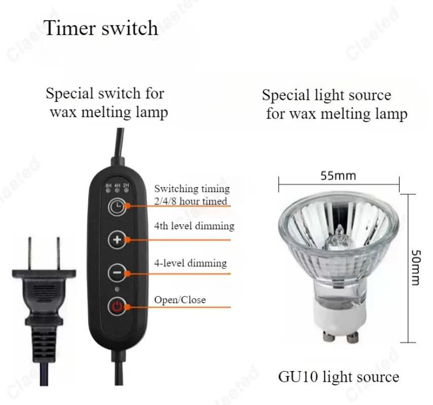 Simple and Creative Aromatherapy Wax Melting Lamp with Timed Dimming for Vintage Home Decoration Bedroom Atmosphere Lighting Simple and Creative Aromatherapy Wax Melting Lamp with Timed Dimming for Vintage Home Decoration Bedroom Atmosphere Lighting