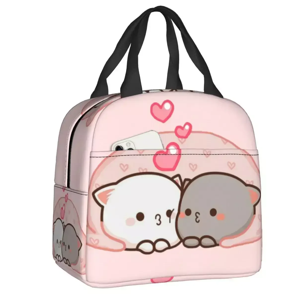 2024 New Cute Mochi Cat Peach And Goma Love Kiss Portable Lunch Box For Women Leakproof Thermal Cooler Food Insulated Lunch Bag
2024 New Cute Mochi Cat Peach And Goma Love Kiss Portable Lunch Box For Women Leakproof Thermal Cooler Food Insulated Lunch Bag