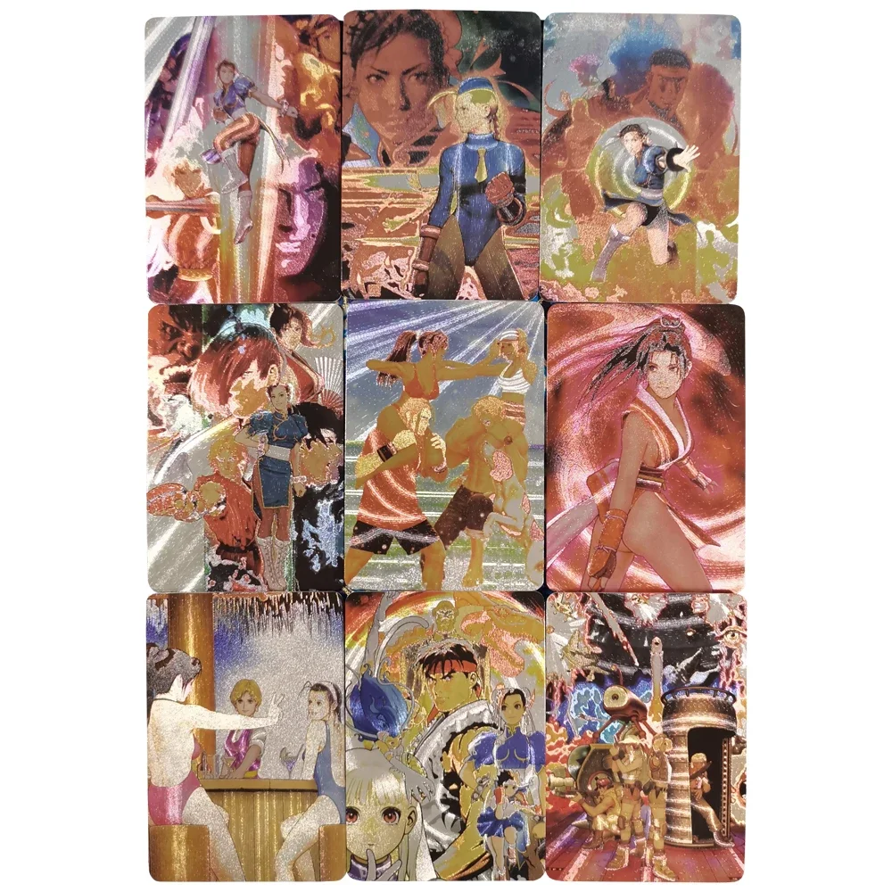 9 шт./компл. грубые флеш-карты Mai Shiranui Chun-Li серия Shinkiro THEKINGOFFIGHTERS Классическая игра Аниме коллекционные карты Подарочные игрушки
9 шт./компл. грубые флеш-карты Mai Shiranui Chun-Li серия Shinkiro THEKINGOFFIGHTERS Классическая игра Аниме коллекционные карты Подарочные игрушки