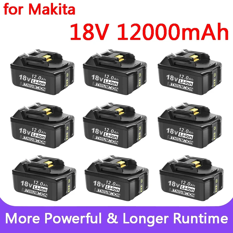 New For 18V Makita Battery 12000mAh Rechargeable Power Tools Battery with LED Li-ion Replacement LXT BL1860B BL1860 BL1850 
New For 18V Makita Battery 12000mAh Rechargeable Power Tools Battery with LED Li-ion Replacement LXT BL1860B BL1860 BL1850