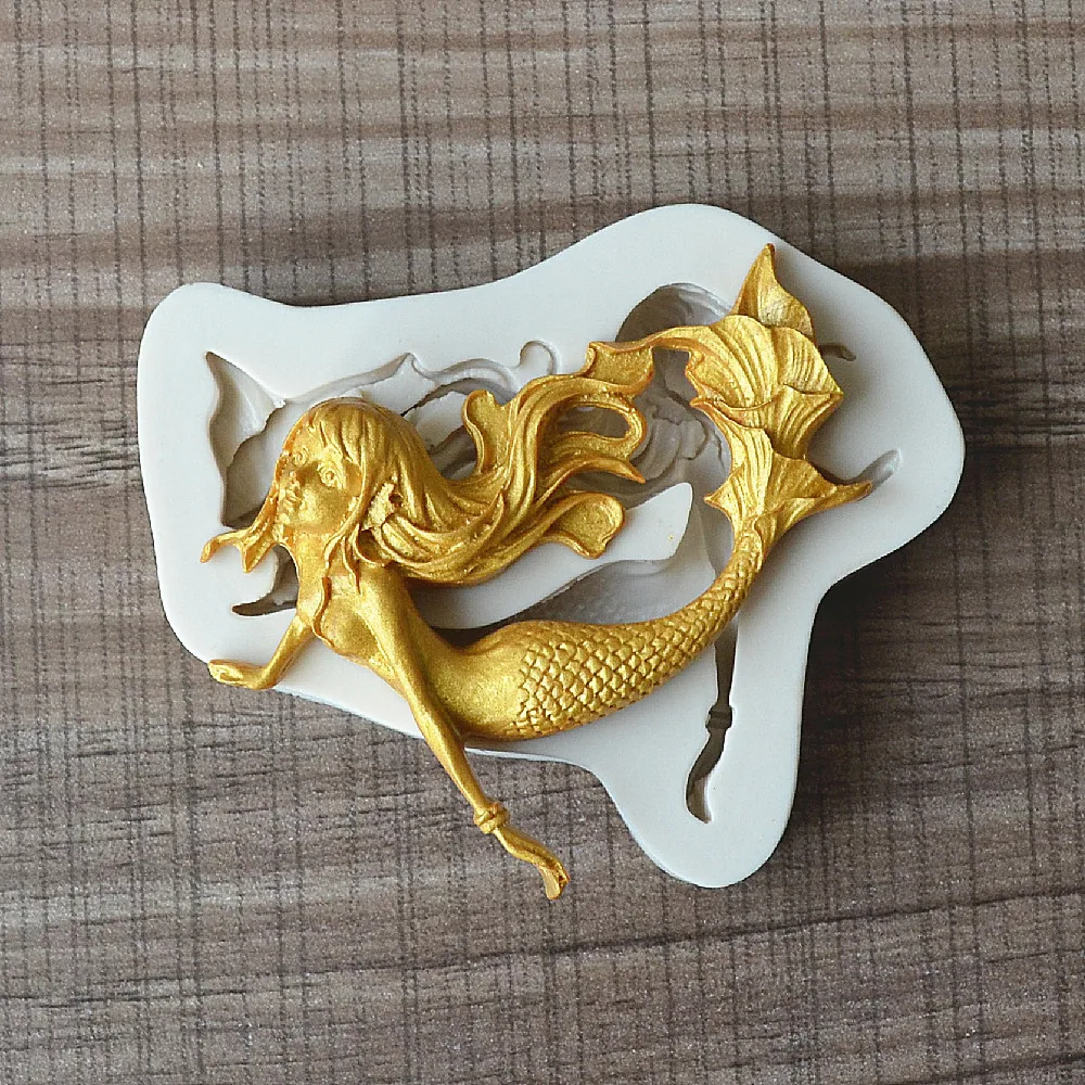 3D Mermaid Silicone Cake Molds For Baking Kitchen Baking Tools Resin Molds DIY Cake Decorating Tools Fondant Moulds Pastry
3D Mermaid Silicone Cake Molds For Baking Kitchen Baking Tools Resin Molds DIY Cake Decorating Tools Fondant Moulds Pastry