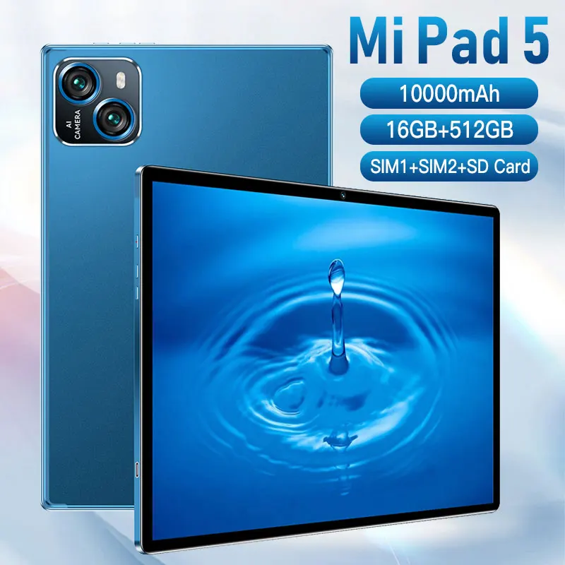 New Original xioami Tablet PC MI Pad 5 16G+1TB Android PC Tablets 10.1inch PC Tablet Global 5G Dual SIM Card Tab Pads GPS
New Original xioami Tablet PC MI Pad 5 16G+1TB Android PC Tablets 10.1inch PC Tablet Global 5G Dual SIM Card Tab Pads GPS