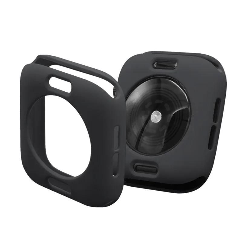 Cover for Apple Watch case 44MM 40MM 38MM 42MM 41MM 45MM Soft TPU Cover screen Protector Apple watch Series 9 8 7 6/5/4/3/2/SE Cover for Apple Watch case 44MM 40MM 38MM 42MM 41MM 45MM Soft TPU Cover screen Protector Apple watch Series 9 8 7 6/5/4/3/2/SE