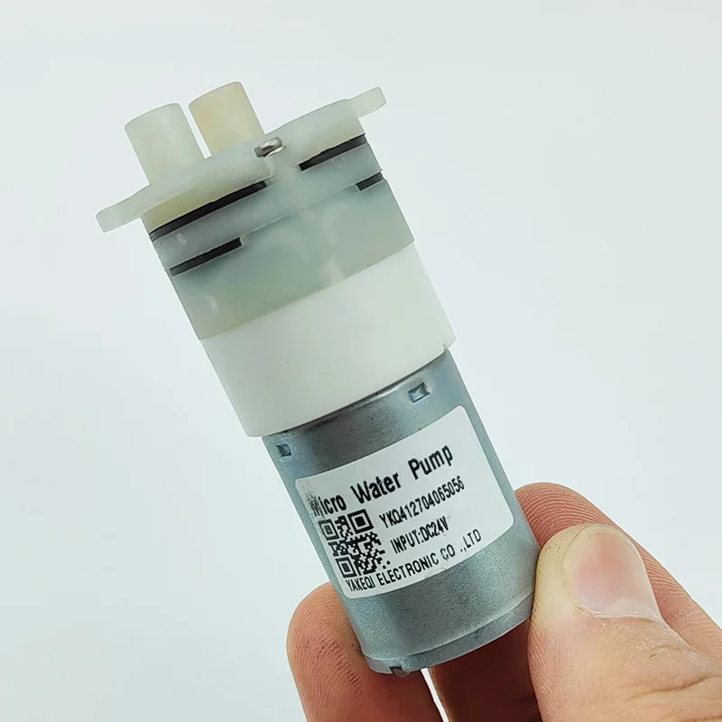 Маленький водяной мини-насос с двигателем 370, 24 В постоянного тока, микро-диафрагма, самовсасывающий водяной насос, «сделай сам», водяной диспенсер, чайная машина
Маленький водяной мини-насос с двигателем 370, 24 В постоянного тока, микро-диафрагма, самовсасывающий водяной насос, «сделай сам», водяной диспенсер, чайная машина