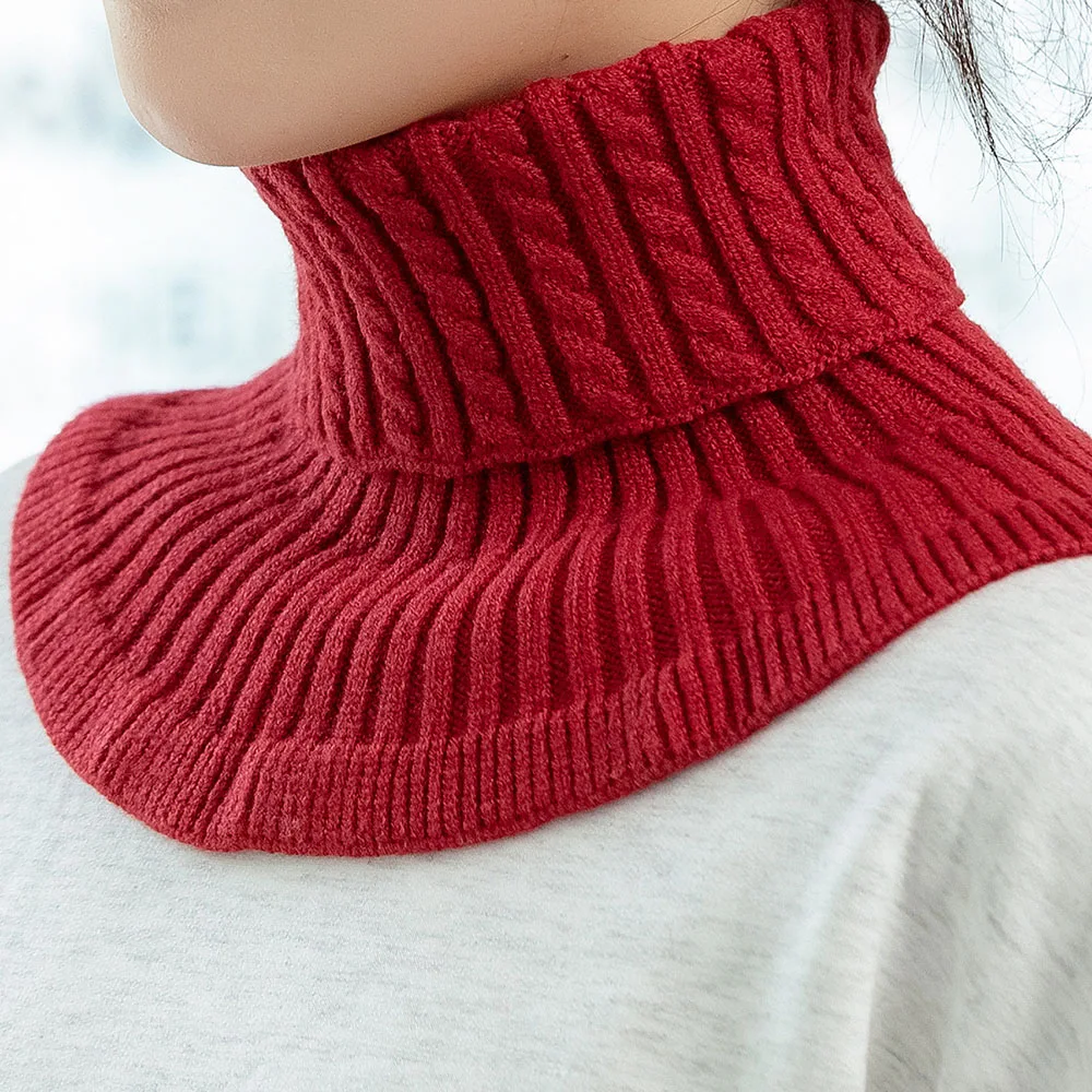 Women Turtleneck Solid False Fake Collar Detachable Wooden Ears Knitted Fake Collar Winter Warm Ladies Outdoor Windproof Scarves
Women Turtleneck Solid False Fake Collar Detachable Wooden Ears Knitted Fake Collar Winter Warm Ladies Outdoor Windproof Scarves
