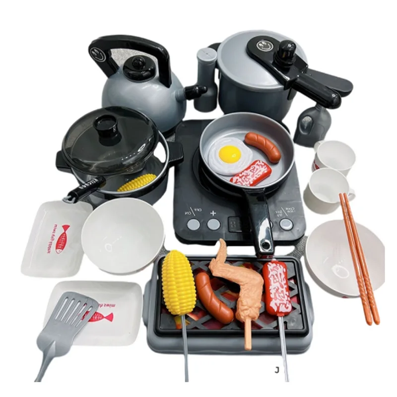 Children Play House Simulation Kitchen Tableware Induction Cooker Toy Cooking Set Interactive Boy And Girl Birthday Gift Toys.
Children Play House Simulation Kitchen Tableware Induction Cooker Toy Cooking Set Interactive Boy And Girl Birthday Gift Toys.