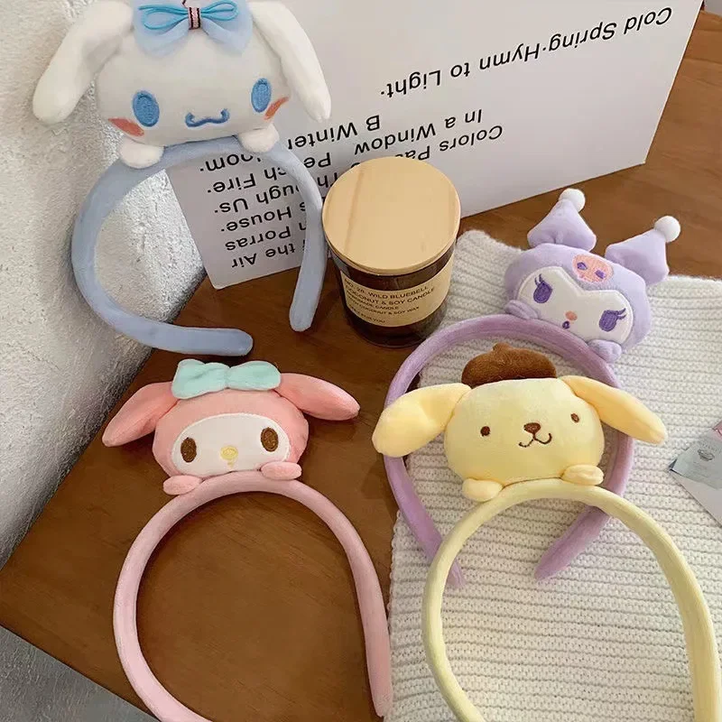 Sanrioed Kawaii Anime Cartoon series My melody Kuromi Creative high-value cute headband girl makeup wash face hairband gift
Sanrioed Kawaii Anime Cartoon series My melody Kuromi Creative high-value cute headband girl makeup wash face hairband gift