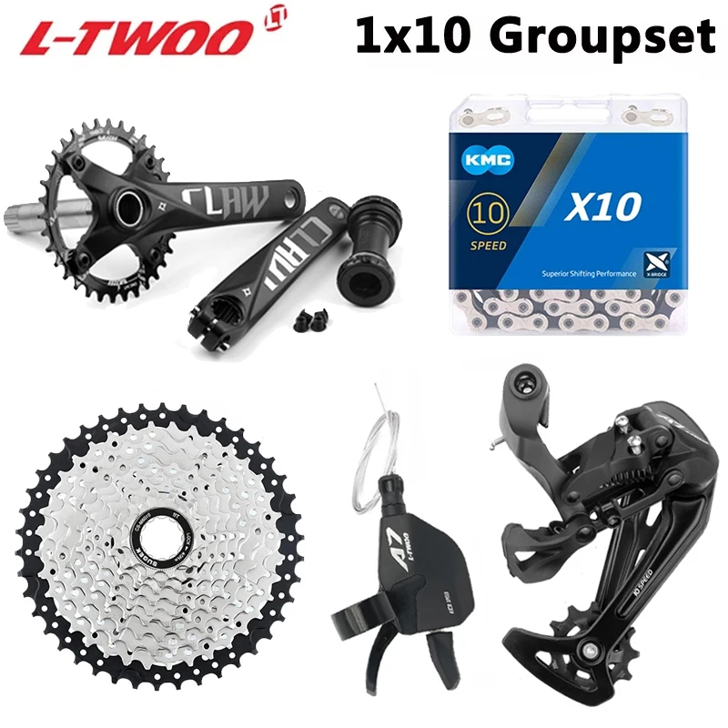 LTWOO A7 1x10 Speed Groupset Shifter Derailleur X10 Chain 10V 42T 46T 50T Cassette 170/175mm Crankset 10S 7 Kit for DEORE M4100 
LTWOO A7 1x10 Speed Groupset Shifter Derailleur X10 Chain 10V 42T 46T 50T Cassette 170/175mm Crankset 10S 7 Kit for DEORE M4100