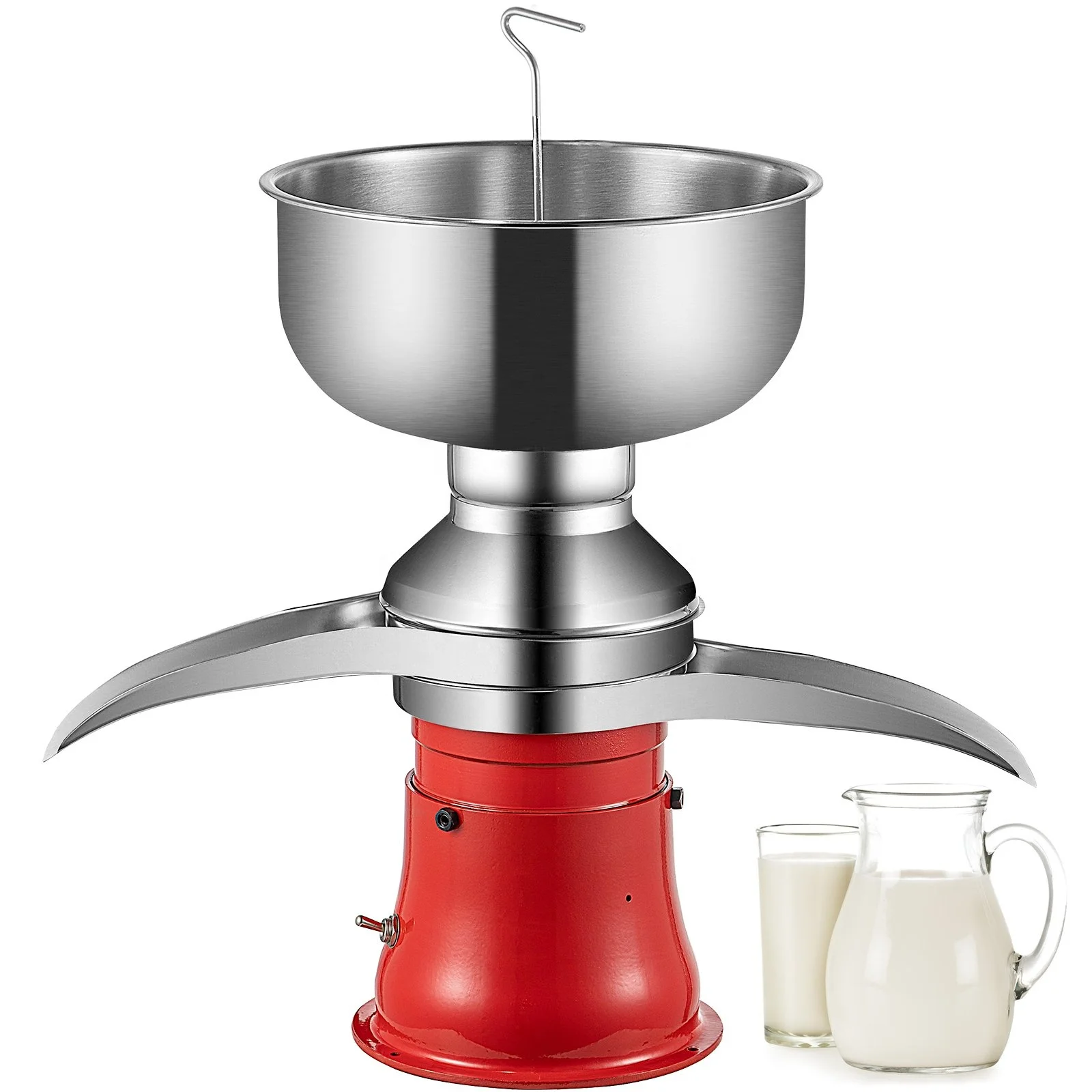 Milk cream separator machine Cream Separator Kitchen Centrifuge Cream Butter Milkshake Separator
Milk cream separator machine Cream Separator Kitchen Centrifuge Cream Butter Milkshake Separator