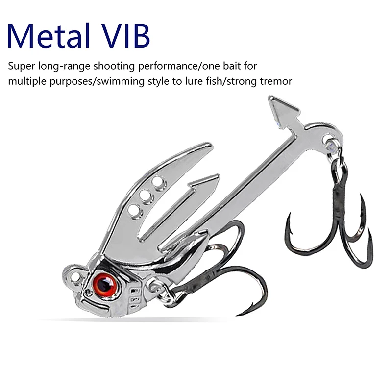 Metal VIB Fishing Lure 2-in-1 Fake Angling Baits Long Throwing Realistic 3D Eyes Fishing Baits For Catfish Bass Trout VIB Tackle
Metal VIB Fishing Lure 2-in-1 Fake Angling Baits Long Throwing Realistic 3D Eyes Fishing Baits For Catfish Bass Trout VIB Tackle