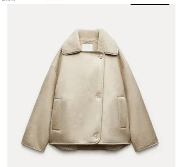 Vintage Lapel Faux Leather Lambswool Jacket Women Thick Single Breasted Long Sleeve Pocket Coats Autumn Warm Female Streetwear
Vintage Lapel Faux Leather Lambswool Jacket Women Thick Single Breasted Long Sleeve Pocket Coats Autumn Warm Female Streetwear