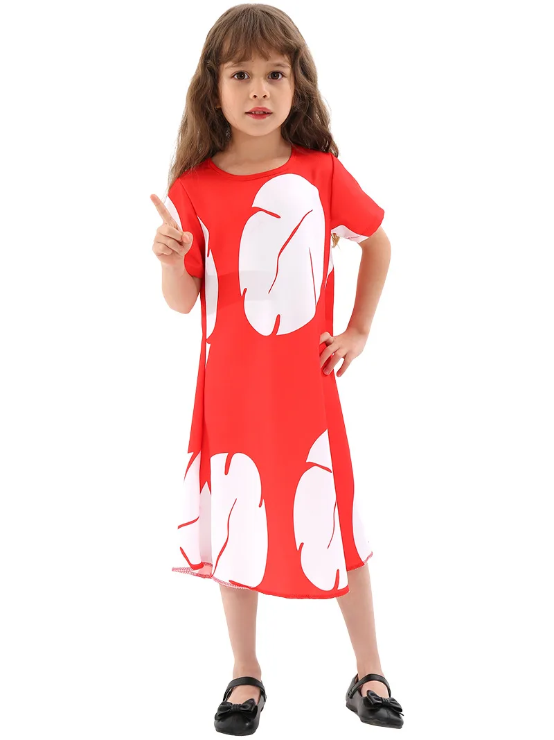 Cartoon Character Forest girl LILO Cosplay red leaf Dress Costume Halloween girl Kindergarten Festival Party
Cartoon Character Forest girl LILO Cosplay red leaf Dress Costume Halloween girl Kindergarten Festival Party