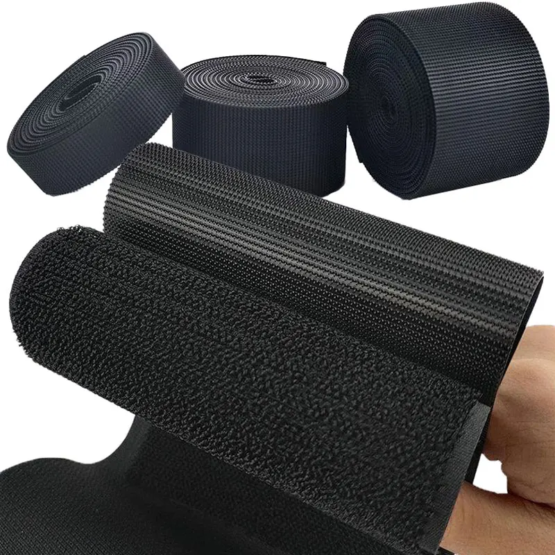 

1M Sewing Fastener Tape Non Adhesive Nylon Hook and Loop Fabric Tape Carpet Anti Skid Grip Double Faced Fixing Strips DIY Craft