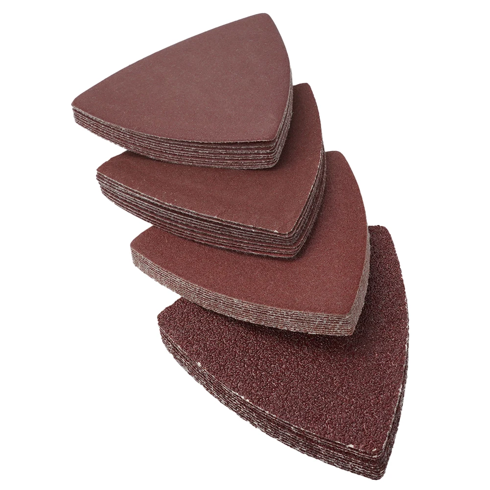 40pcs 80mm Hook And Loop Triangle Sandpaper Sanding Disc 60 120 180 240 Grit Fit 3-1/8 Inch Oscillating Multi Power Tool
40pcs 80mm Hook And Loop Triangle Sandpaper Sanding Disc 60 120 180 240 Grit Fit 3-1/8 Inch Oscillating Multi Power Tool