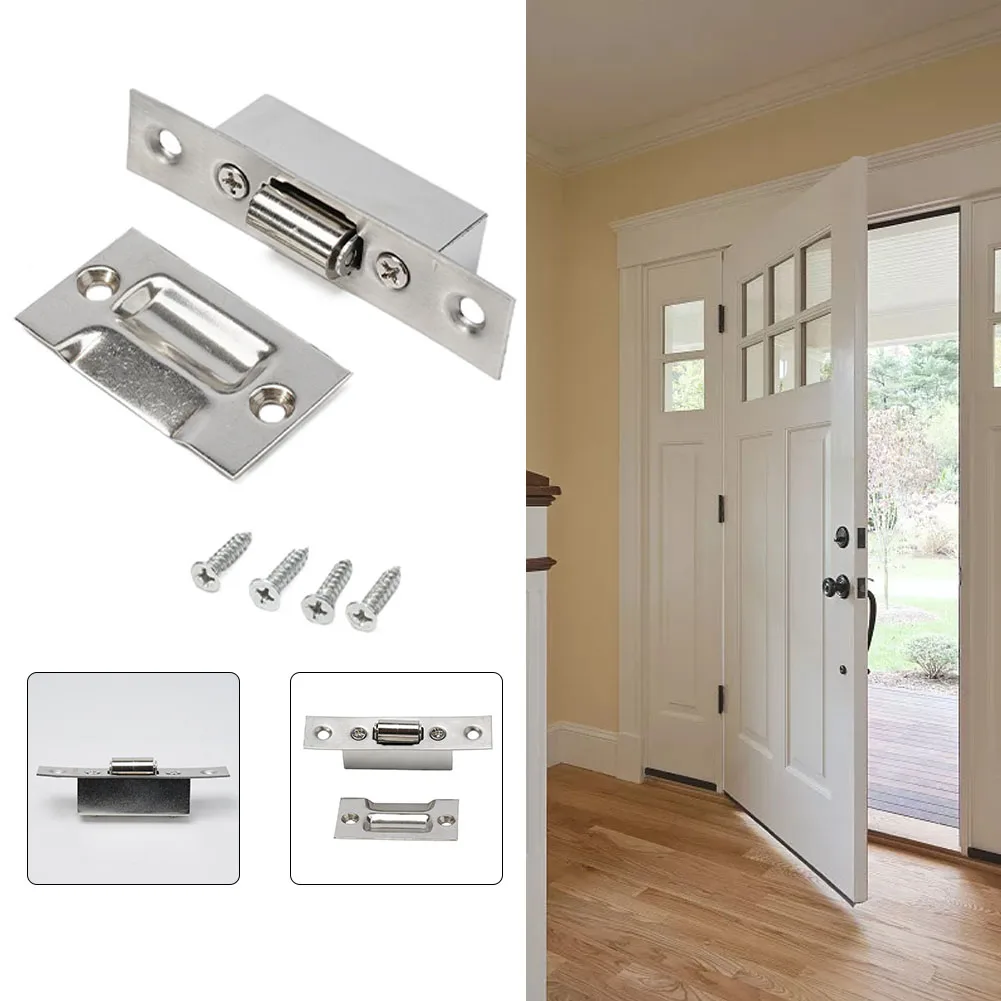 Stainless Steel Door Latches Cupboard Cabinet Roller Latch Lock Wooden Door Stop For Furniture Hinge Easy To Install 90x19mm
Stainless Steel Door Latches Cupboard Cabinet Roller Latch Lock Wooden Door Stop For Furniture Hinge Easy To Install 90x19mm