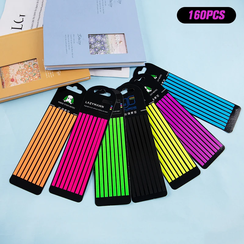 160PCS Monochrome Color Transparent Fluorescent Index Tabs Flags Sticky Note Stationery Reading Aid Highlight Sticker
160PCS Monochrome Color Transparent Fluorescent Index Tabs Flags Sticky Note Stationery Reading Aid Highlight Sticker