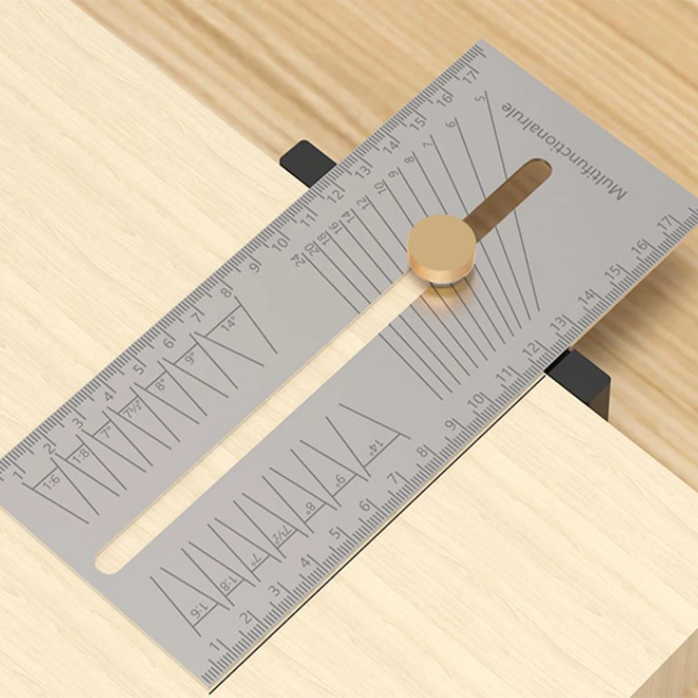 Stainless Steel Angle Ruler Adjustable 178*76mm 0-60° For Woodworking Line Gauge Dovetail Making Measuring Tool Parts
Stainless Steel Angle Ruler Adjustable 178*76mm 0-60° For Woodworking Line Gauge Dovetail Making Measuring Tool Parts