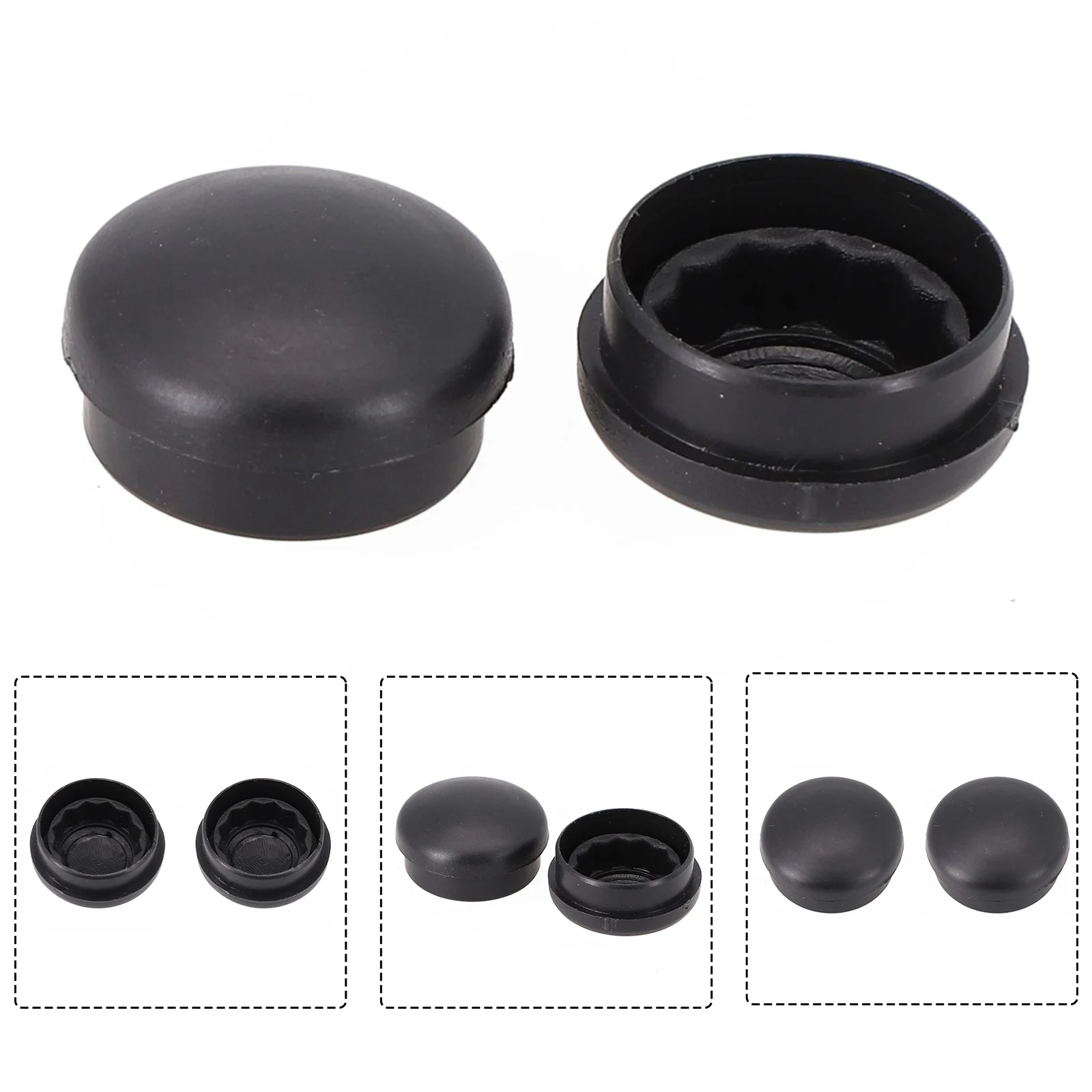 

2Pcs Car Front Windshield Wiper Arms Nut Cap Cover Bolt Fit For A1 A 3 A4 A5 A6 Q3 Q5 Fit 13mm Nuts Auto Replacement Parts